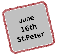June
16th
St.Peter